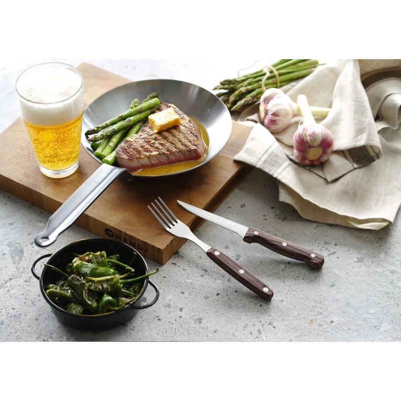 Steakgafflar 6 st 781432 by Hendi color Svart
