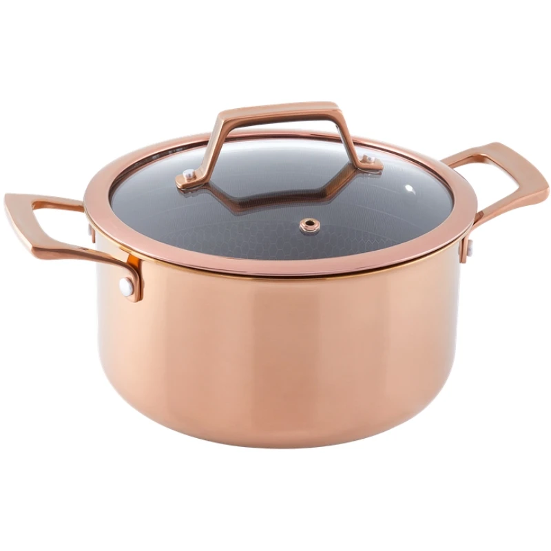 Hâws Santo Gryta 3,4 L med lock och hybridbeläggning – Rose Gold 30-HSHCRRG36 by Hâws Santo color Rose Gull