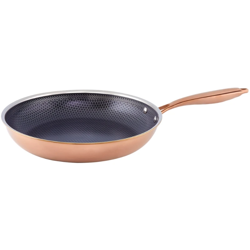 Hâws Santo Stekpanna 30 cm med hybridbeläggning – Rose Gold 30-HSHFPRG30 by Hâws Santo color Rose Gull