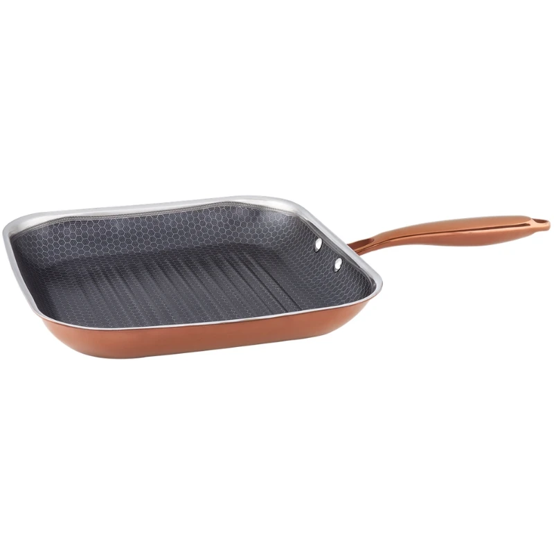 Hâws Santo Grillpanna 28 cm med hybridbeläggning – Rose Gold 30-HSHGPRG28 by Hâws Santo color Rose Gull