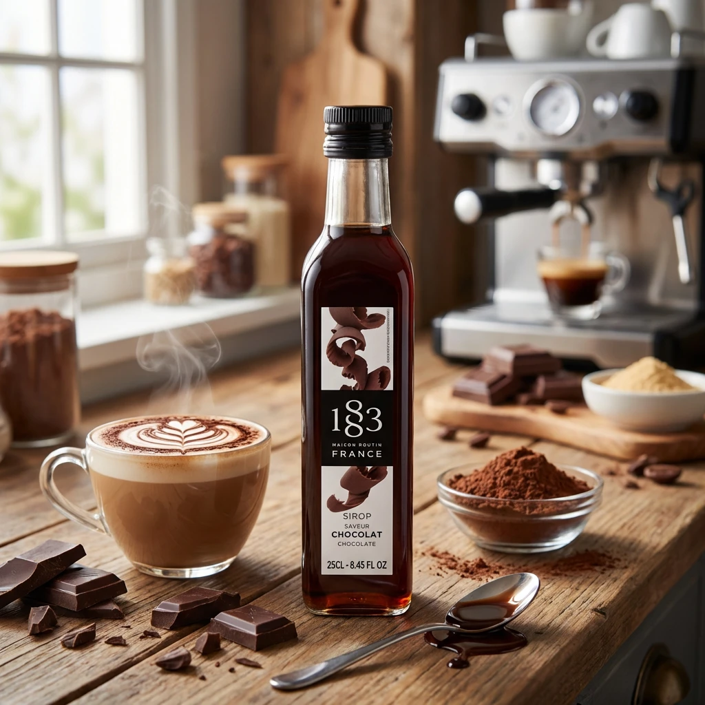 1883 Syrup Chocolate / Choklad FL 25 61170 by 1883 color Svart