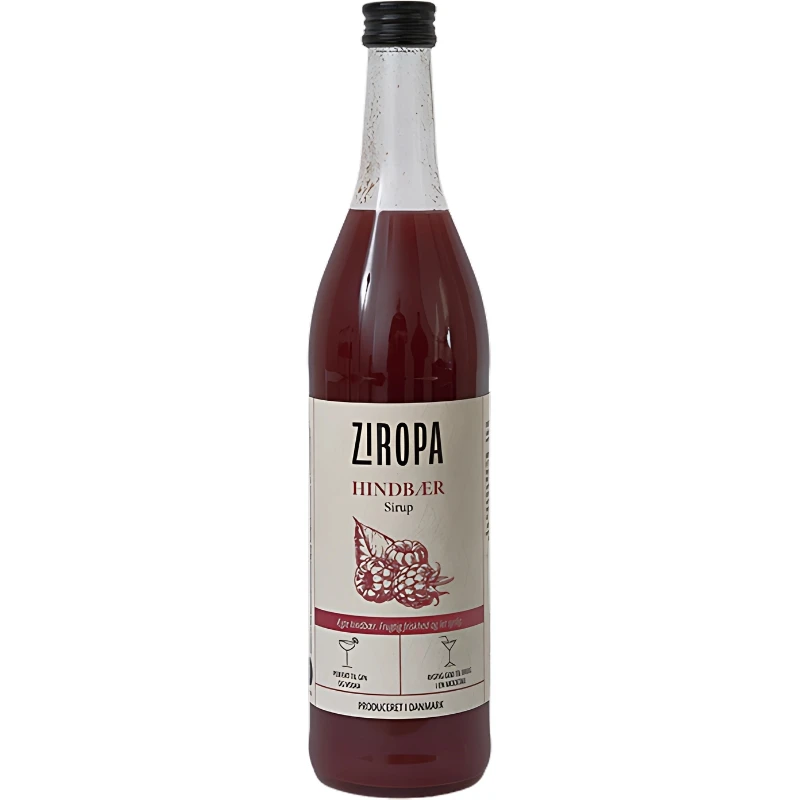 Ziropa Dansk Hindbær Sirap 70 cl 61457 by Ziropa color Svart