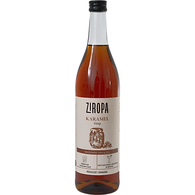 Ziropa Dansk Karamel Sirap 70 cl 61460 by Ziropa color Svart