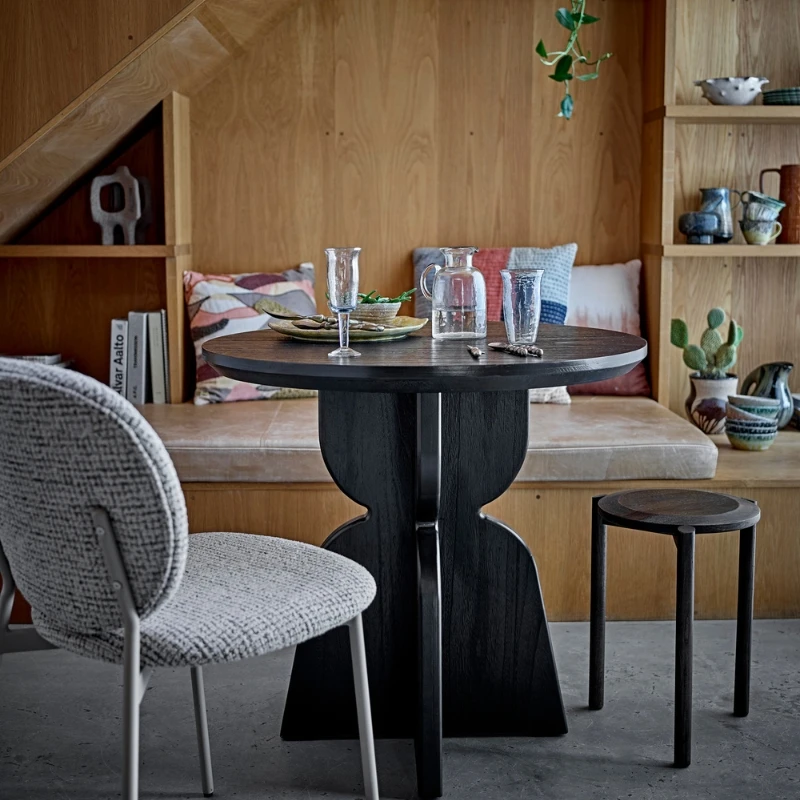Asha Vinglas, Klar, Återvunnet Glas 4 st. 82068388 by Bloomingville color Svart