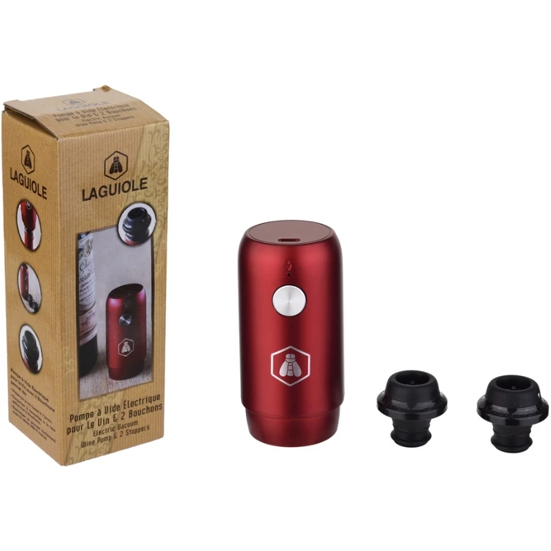 Laguiole Elektrisk vinpump med propp 40269110 by Laguiole color Svart