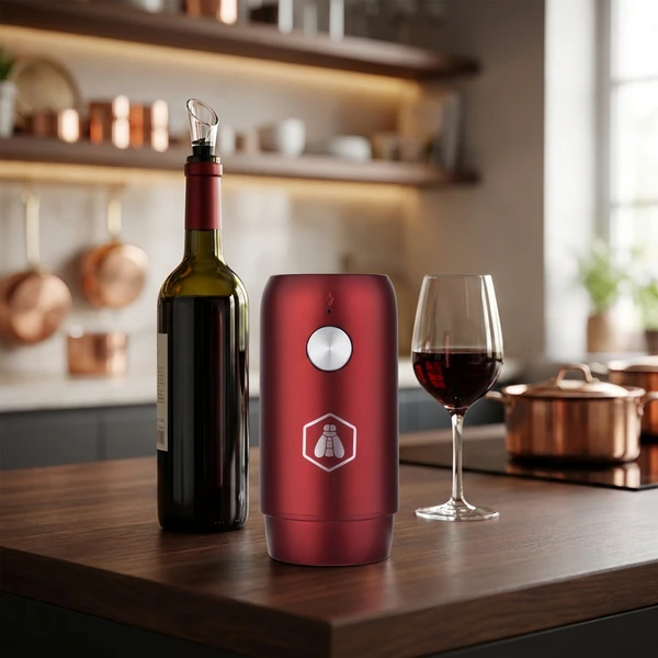 Laguiole Elektrisk vinpump med propp 40269110 by Laguiole color Svart