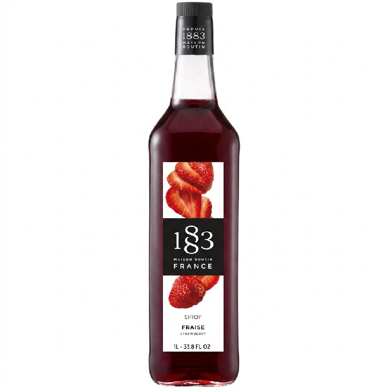 1883 Syrup Strawberry / Jordgubb FL 100 61104 by 1883 color Svart