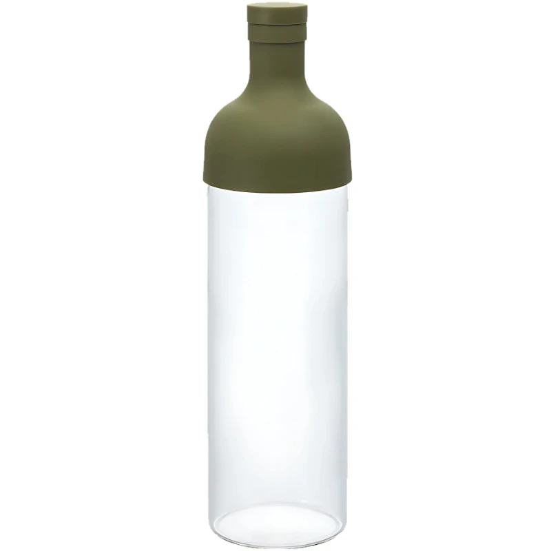 Cold Brew teflaska 750 ml Olivgrön - Hario FIB-75-OG-EU by Hario color Svart