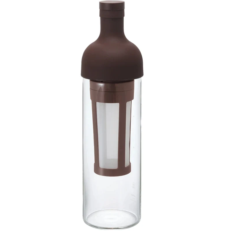Cold Brew kaffeflaska med filter Chokladbrun - Hario FIC-70-CBR-EU by Hario color Svart