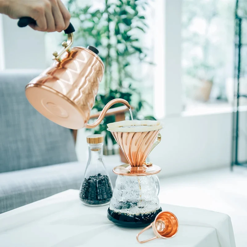 V60 Kaffemått / Koppar - Hario M-12CP by Hario color Svart
