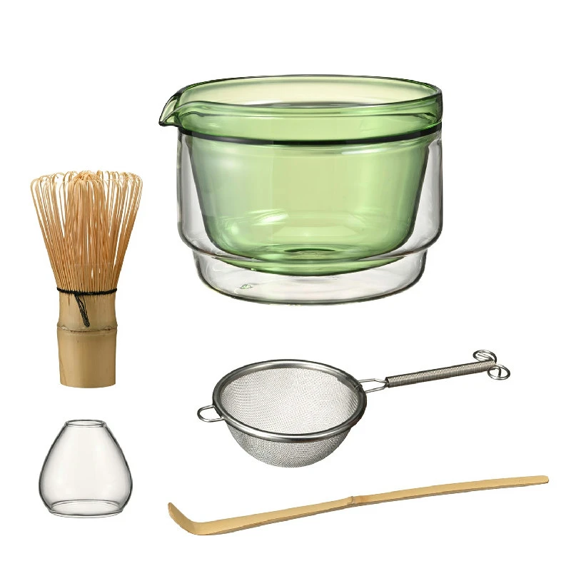 Matchaset Grön - Hario MACS-6-G by Hario color Svart