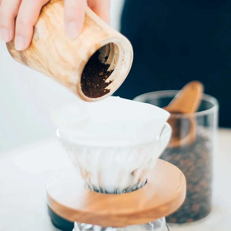 Keramisk kaffekvarn Wood N - Hario MCWN-2-OV by Hario color Svart
