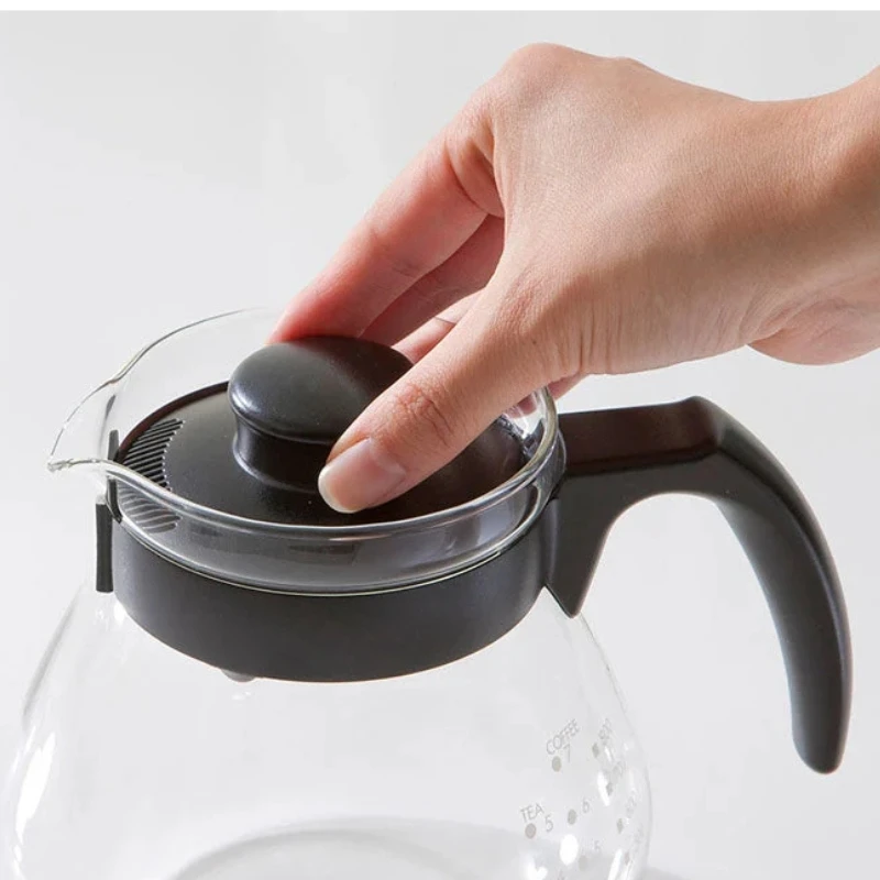 Kaffe- & teserver "Teco" 1,0 L - Hario TCR-100-B by Hario color Svart