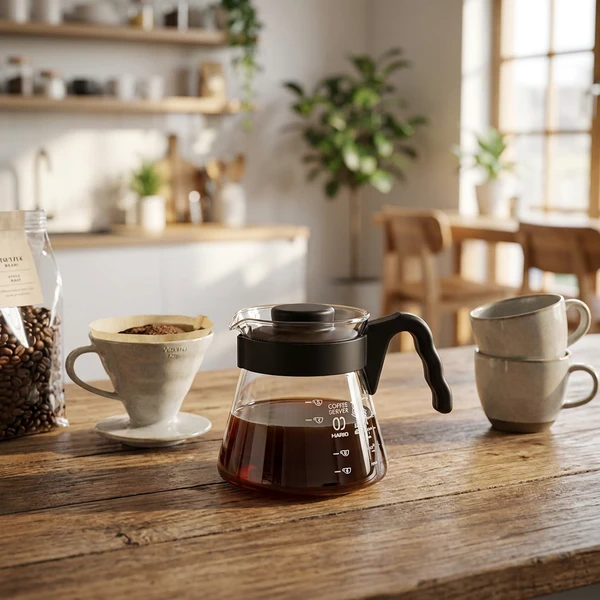 V60 Kaffekanna 450 ml - Hario VCS-01B by Hario color Svart