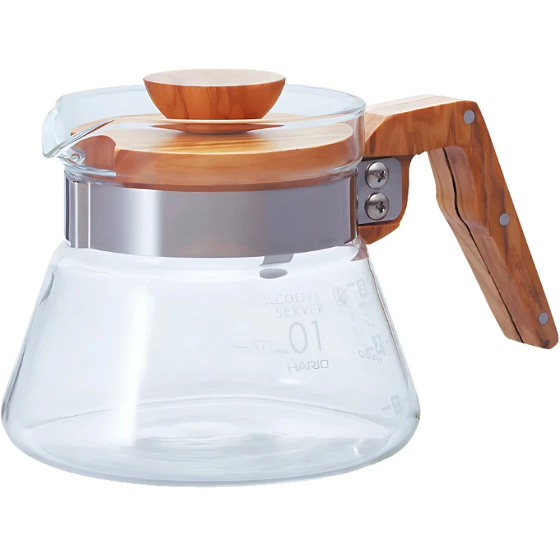 Kaffekanna Olivträ 400 ml - Hario VCWN-40-OV by Hario color Svart