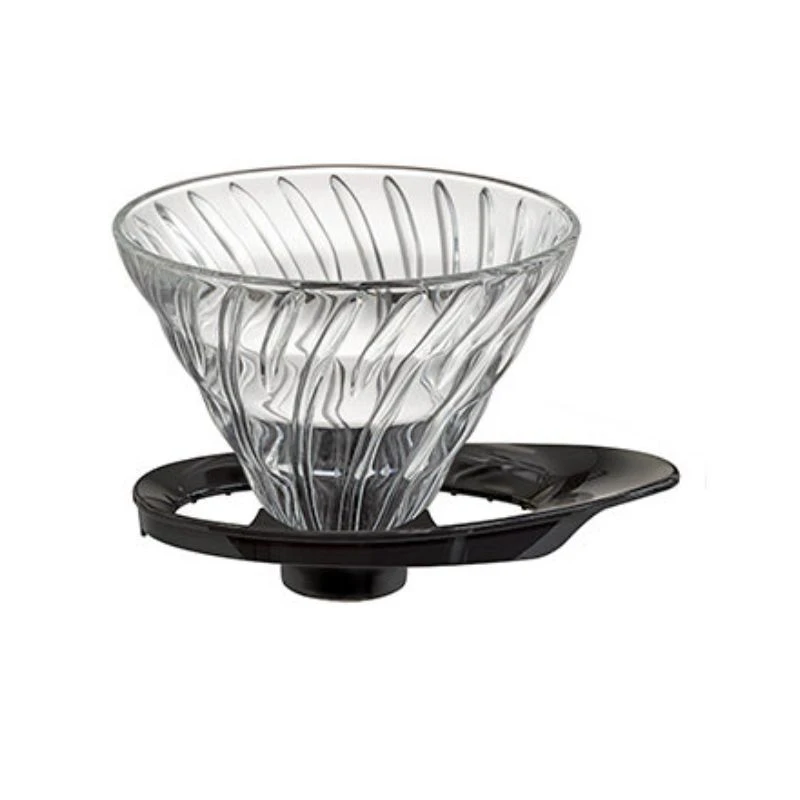 V60 Glasdripper 02 / Svart - Hario VDGR-02-B by Hario color Svart