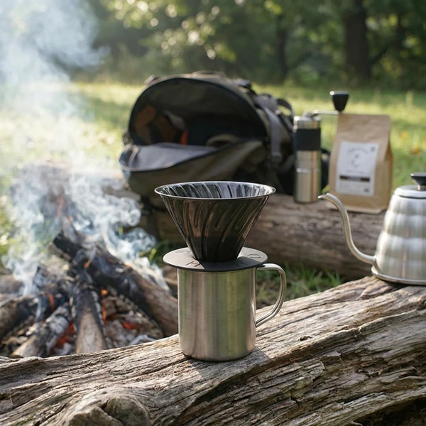 V60 Metal Dripper / Mattsvart - Hario VDMR-02-MB by Hario color Svart