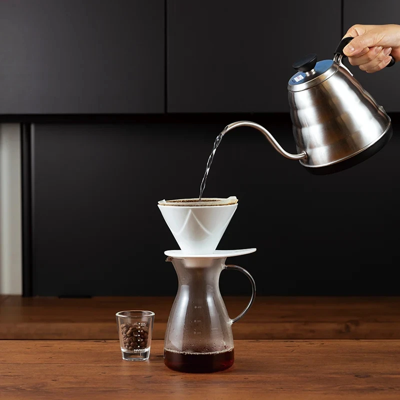 V60 One Pour Dripper MUGEN Keramik - Hario VDMU-02-CW by Hario color Svart