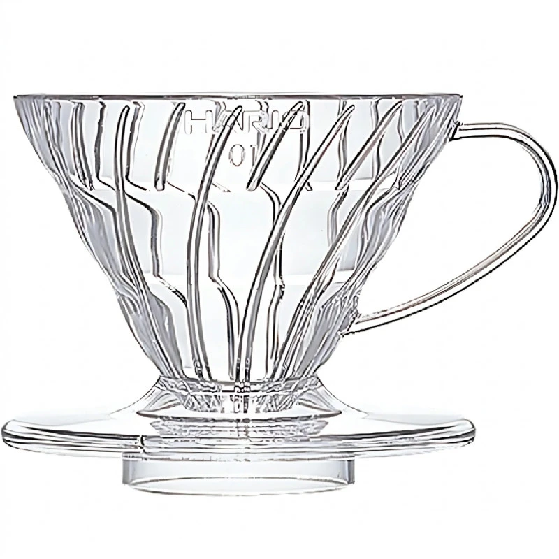 V60 Kaffedroppare 01 / Klar - Hario VDR-01-T by Hario color Svart