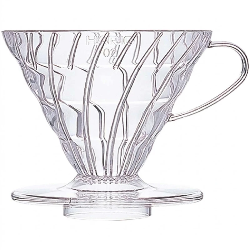 V60 Kaffedroppare 02 / Klar - Hario VDR-02-T by Hario color Svart