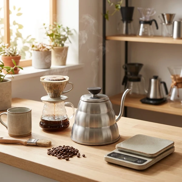 V60 Hällkanna "Buono" 600 ml - Hario VKBR-100-HSV by Hario color Svart