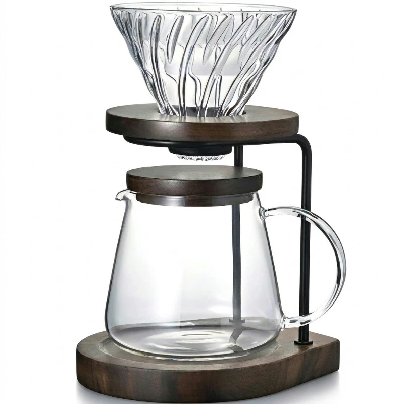 HARIO Drip Stand Set Valnöt WDS-1006-WN by Hario color Svart