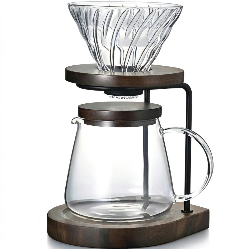 HARIO Drip Stand Set Valnöt WDS-1006-WN by Hario color Svart