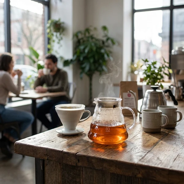V60 Glaskanna 800 ml - Hario XGSR-80-TB by Hario color Svart