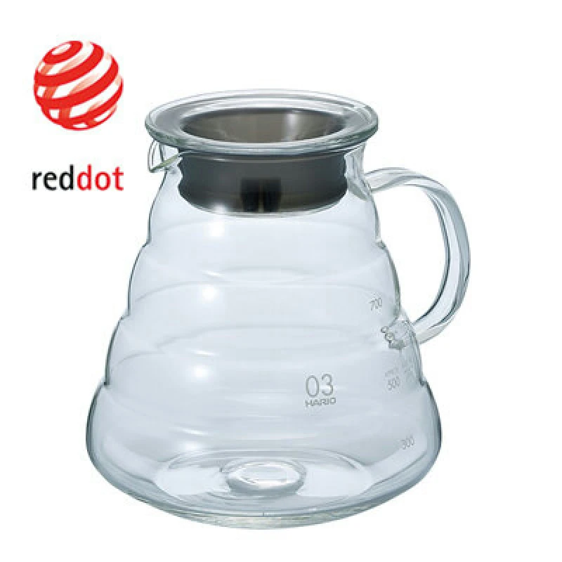 V60 Glaskanna 800 ml - Hario XGSR-80-TB by Hario color Svart