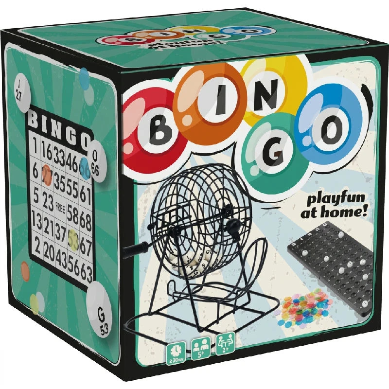 Bingospel set PP 18x18x16 cm 497200240 by Koop color Svart
