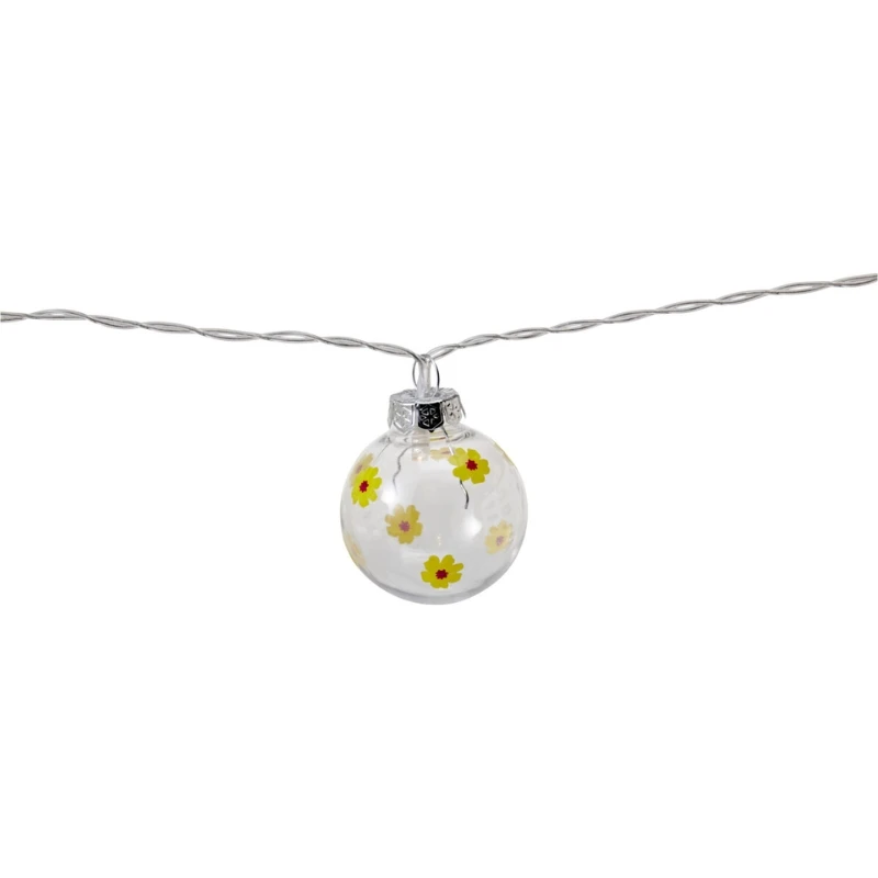 LED-ljusslinga 10 st blomdesign AF5700250 by Koop color Svart