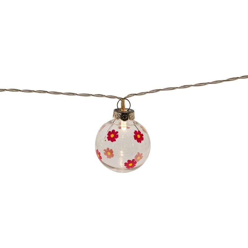 LED-ljusslinga 10 st blomdesign AF5700250 by Koop color Svart