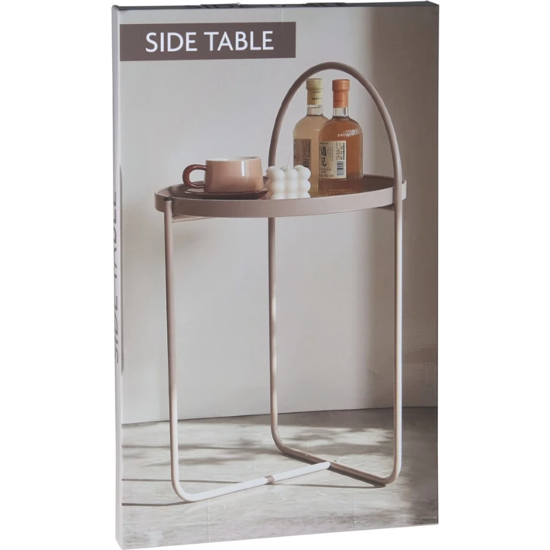 Sidobord 40x65 cm sand bågform DD1001560 by Koop color Svart