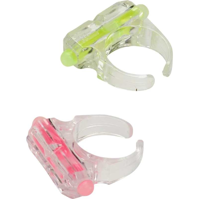 Självlysande ringar set med 6 st. DL8000080 by Koop color Svart