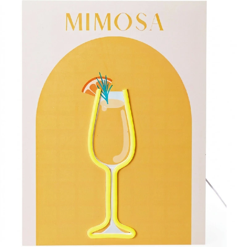 Väggdekoration neon Cocktails 40 cm NE1100000 by Koop color Svart