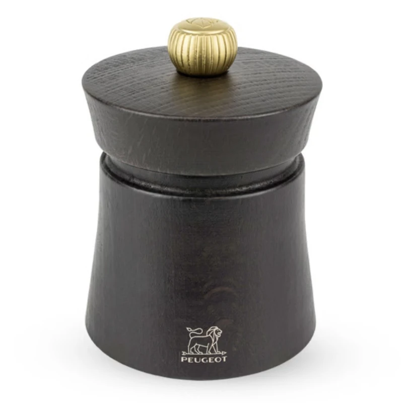 Peugeot Baya pepparkvarn trä, choklad, 8cm 27896 by Peugeot color Svart/vit matt