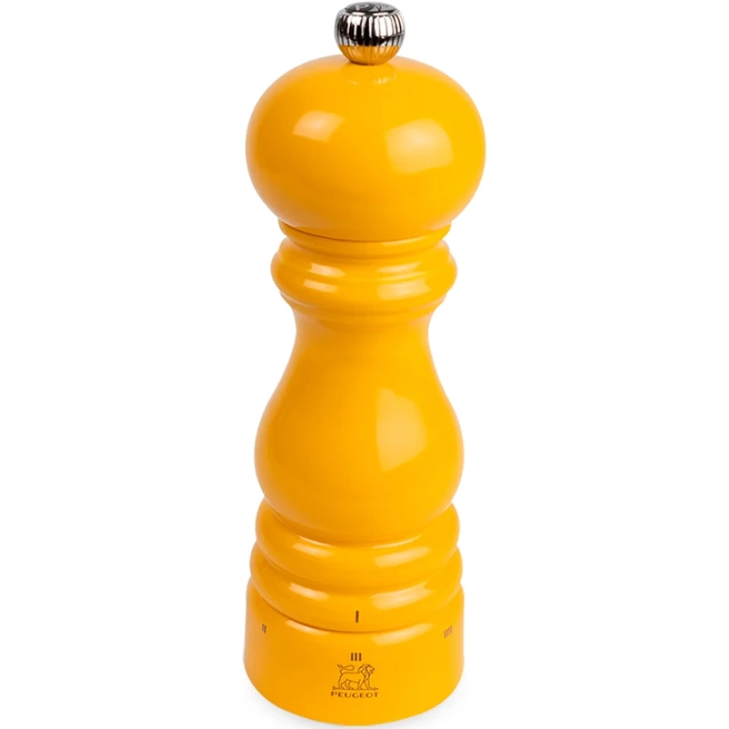 Peugeot Paris Saffransgul Trä Pepparkvarn u'Select 18 cm 43551 by Peugeot color Svart