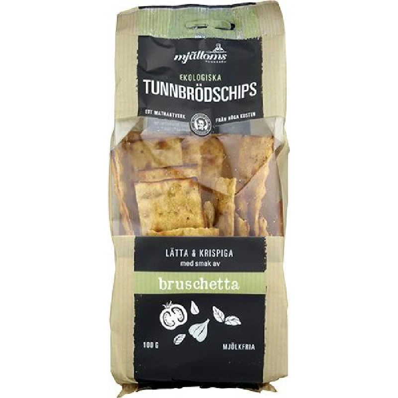 Eko Tunnbrödschips Bruschetta 100g 14031 by Deli Drengene color Svart