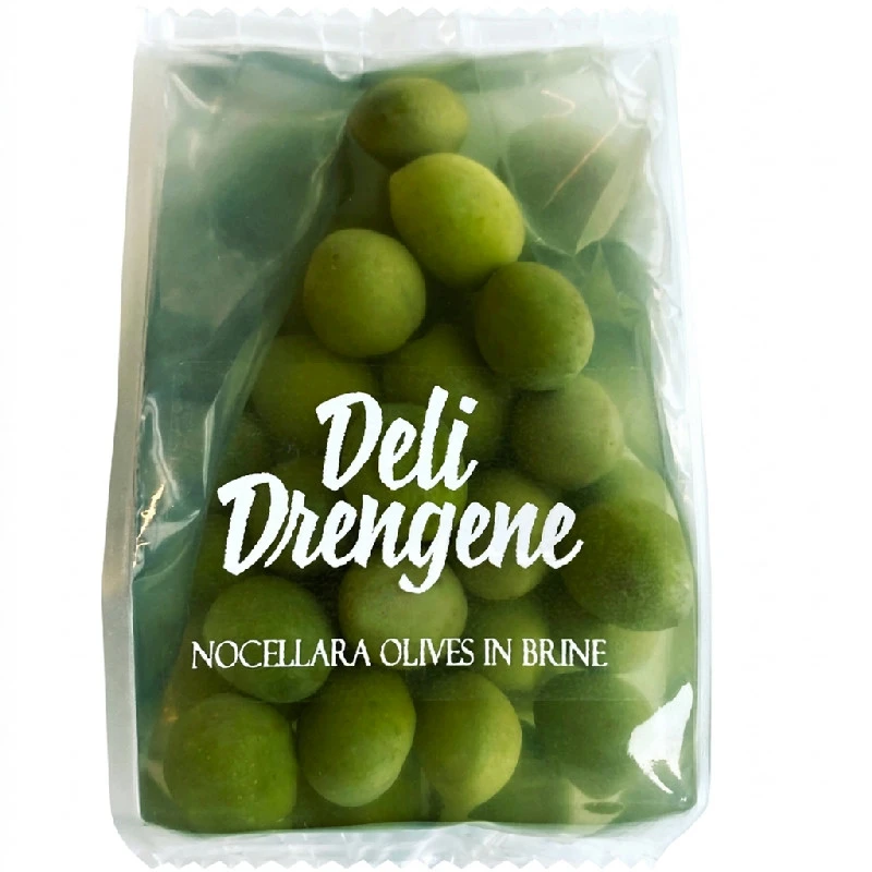 Gröna Nocellara Oliver Hela 200g 2161 by Deli Drengene color Svart