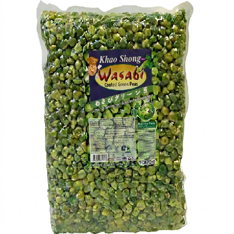 Gröna ärtor med wasabi PS (1 KG) 262397 by Khao Shong color Svart