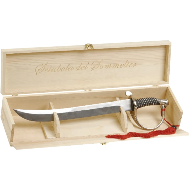 Champagnesabel i rostfritt stål CSABRE1 by Barprofessional color Svart