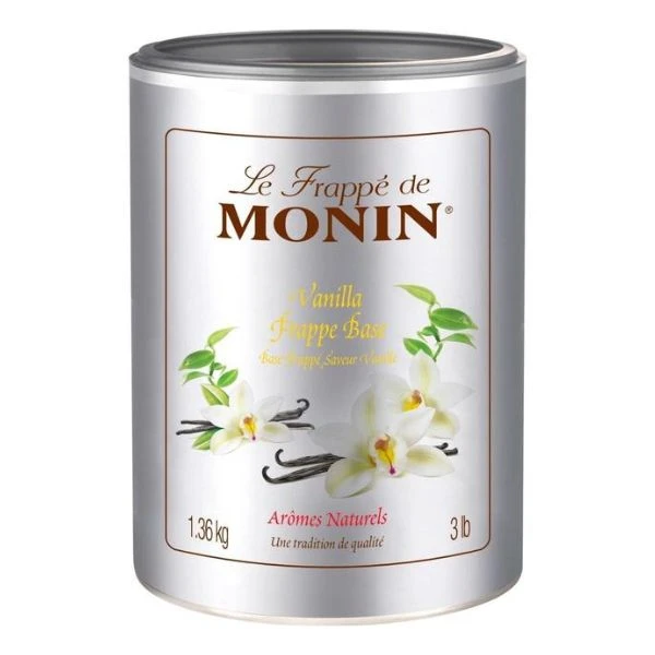Monin Frappé Vaniljbas, 1,36KG 61003 by MONIN color Svart