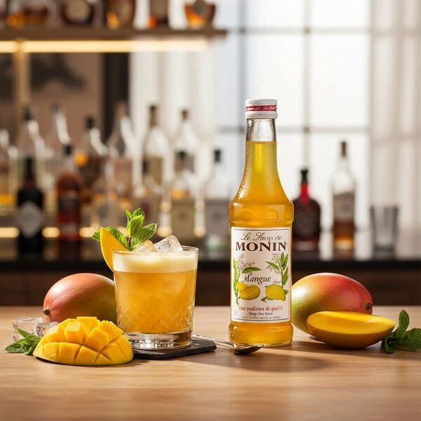 Monin Sirap Mango FL 25 61257 by MONIN color Svart