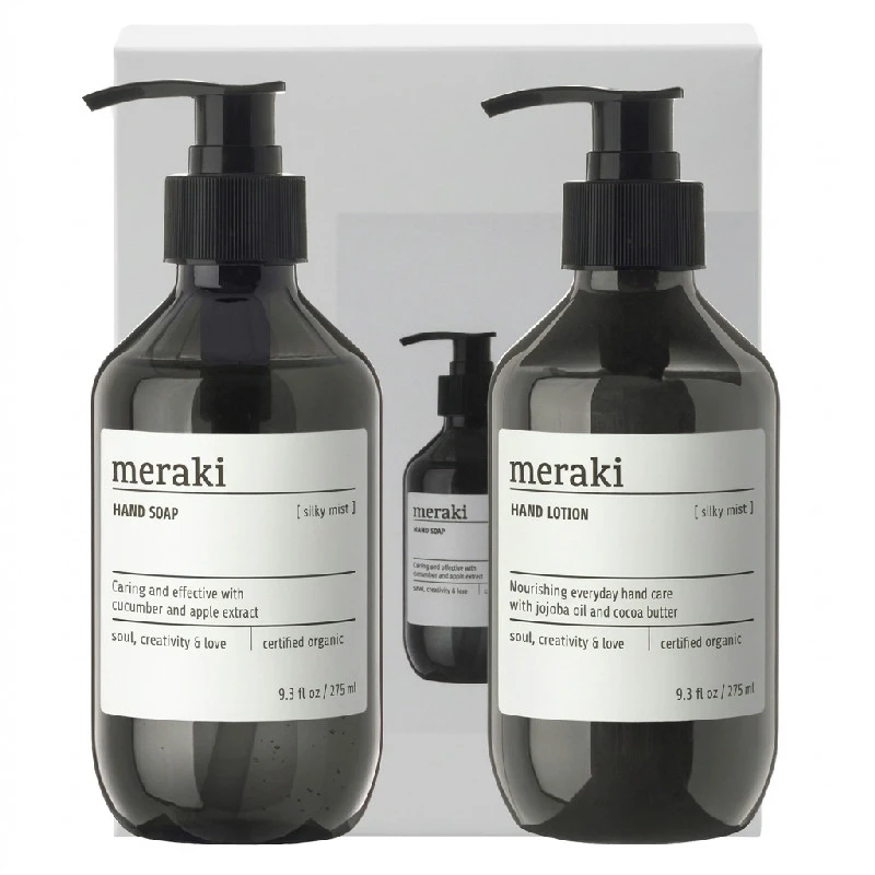 Meraki Silky Mist Handvård Presentask 2 x 275 ml 309774006 by Meraki color Svart