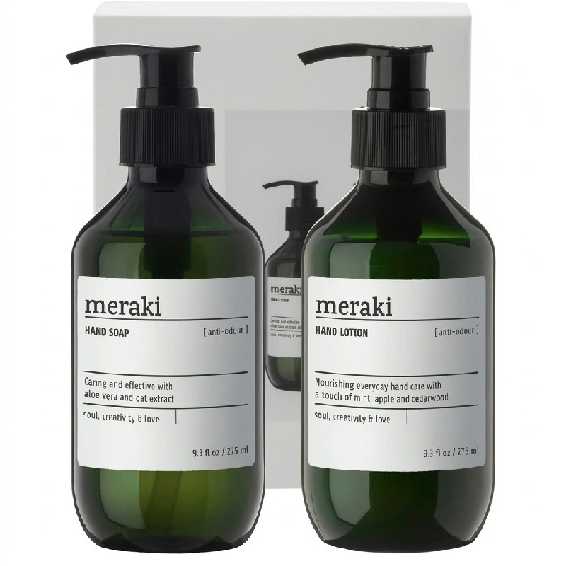 Meraki Anti-odour Handvård Presentask 2 x 275 ml 309770426 by Meraki color Grön