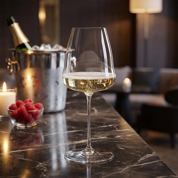 Riedel Winewings Champagneglas 932334 by Riedel color Svart
