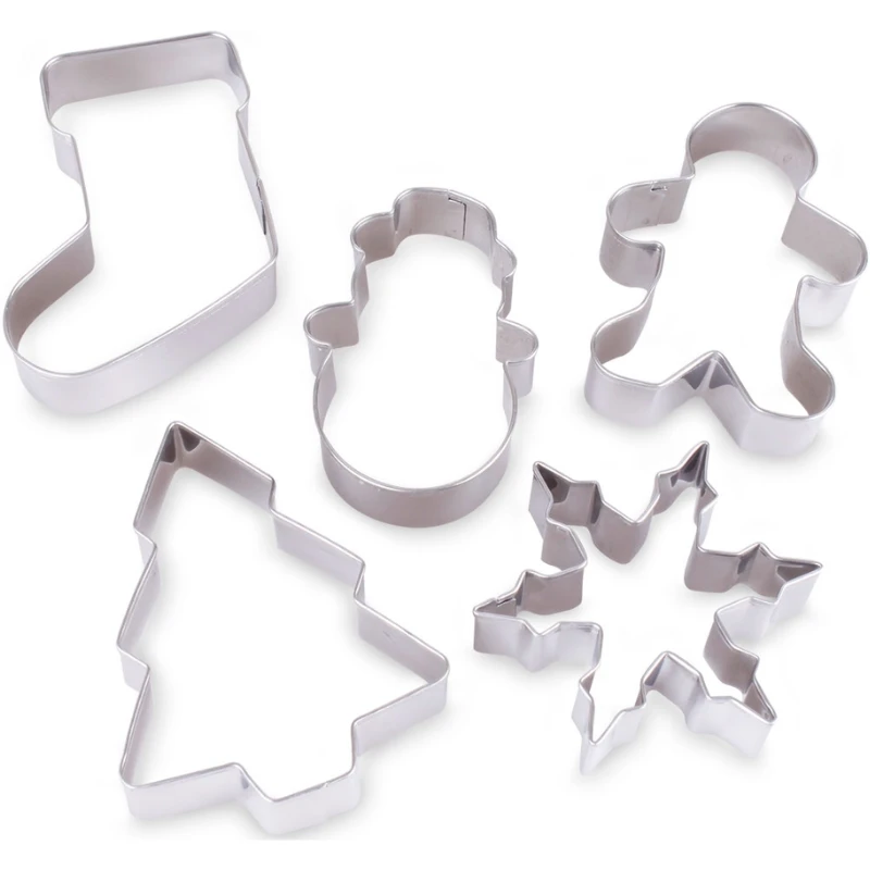 Pepparkaksmått & Utstickare Stora Julfigurer 5 st | Royal Series 12359AG by Royal Series color Standaard