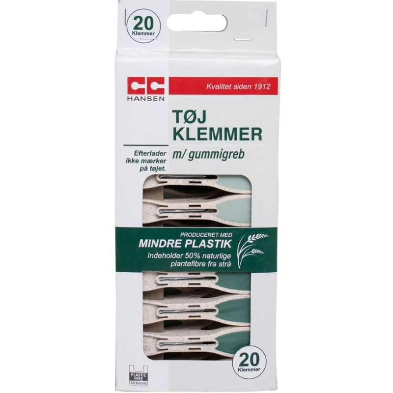 Klädnypor med gummigrepp | CC Hansen 1267AG by CC Hansen color Assorterad
