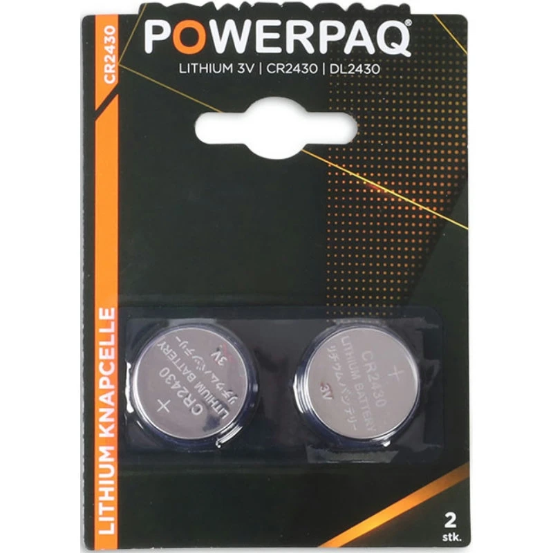 Batterier | Lithium CR2430 | PowerPaq 12939AG by PowerPaq color Silver