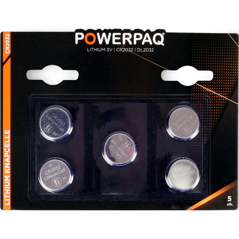 PowerPaq Litium CR2032 Batterier 12938AG by PowerPaq color Silver